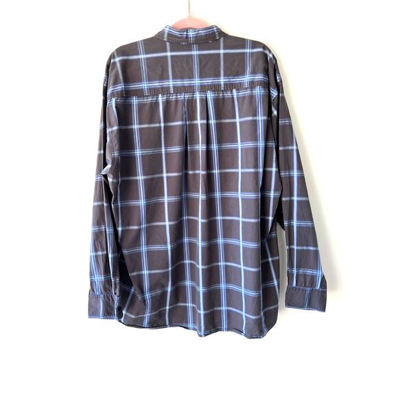 Camel Active Mens Plaid Button Down Shirt Size XL Grunge Skater Y2K Gorpcore - Picture 2 of 6